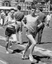 young Ron Moeser running